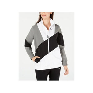 PUMA Womens Galaxy Colorblocked Windbreaker Jacket Medium